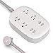 Smart Power Strip, Nooie WiFi Surge Protector, Voice Control with Alexa Google Home, 4 AC Smart Outlets 4 USB Charging Ports with 3.28ft Extension Power Cord, Individual Control,No Hub Required