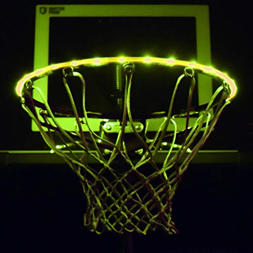 image for GlowCity LED Basketball Hoop Lights - Glow-in-The-Dark Rim Lights Full
