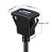 BATIGE Square Single Port USB 3.0 Panel Flush Mount Extension Cable with Buckle for Car Truck Boat Motorcycle Dashboard 6ft