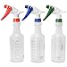 SupplyMaid Commercial-Grade 16 oz Spray Bottles with Dilution Ratios, Ounces & Milliliters, Made in USA, Great for Cleaning, Essential Oils, Hair, Plants, BBQ (4-Pack)