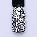 BORN PRETTY 1.5g Holographic Silver Nail Flakies Mixed Size Round Nail Sequins Glitter Paillette 2 Colors