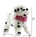Haktoys Flip Over Puppy | Battery Operated Somersaulting, Walking, Sitting, Mechanical Barking Electronic Plush Cute Animal Dalmatian Dog | 7″ Tall, Safe & Durable | Gift Toy for Toddlers, Kids & Petsthumb 2