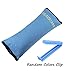SSAWcasa Seat Belt Pillow for Kids,Seatbelt Pillow for Child Booster Car Seats,Travel Pillow Kids,High Back Booster Seat Straps Covers Cushion Pads for Toddler,Baby Neck Head Support for Carseat(Blue)