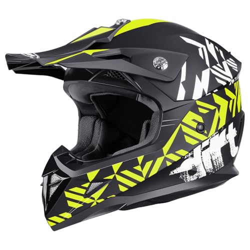 Motorradhelm Cross Mann ECE Homologiert-YEMA YM-915 Integralhelm DH Enduro Frau Quad Motocross Erwachsene
