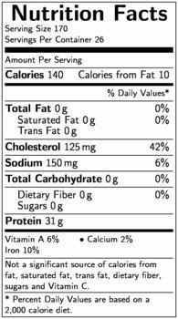 Trident Seafoods Mahi Mahi Fillet Portion, 6 Ounce -- 1 each.
