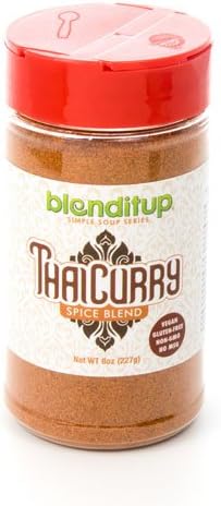 Thai Curry Powder Organic Gourmet Collection Spice Blends - Spices & Seasonings - Soup Powder - A Taste Of Thai - NO MSG & NO Artificial Flavoring - Low Sodium Foods - Kosher - 8oz (227gm)