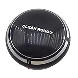 GBSELL Automatic USB Rechargeable Smart Robot Vacuum Floor Cleaner Sweeping Suction (Black)