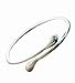 skyllc Fashion Women's Jewellery Plated Silver Double Round Head Bracelet Opening Bangle