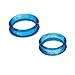 Heritage Rubber Finger Rings for Grooming Shears, Red