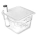 EVERIE Collapsible Hinged Sous Vide Container Lid Compatible with Breville ChefSteps Joule Sous Vide Cooker and 12,18,22 Quart Rubbermaid Container (Corner Mount)