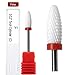 Ceramic Nail Drill Bits Set Pro Coarse Medium Fine Grit Manicure Drill Bitselectric nail file bits(Grit: Fine+Medium+COARSE)