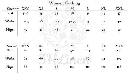 Dark Grey Linen Cross Over Pinafore Apron - US L Size
