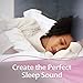 Adaptive Sound Technologies LectroSound Noise Machine for Sleep and Relaxation With Power Adapter, White