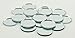 0.75 inch Glass Craft Mini Round Mirrors Bulk 100 Pieces Mirror Mosaic Tiles
