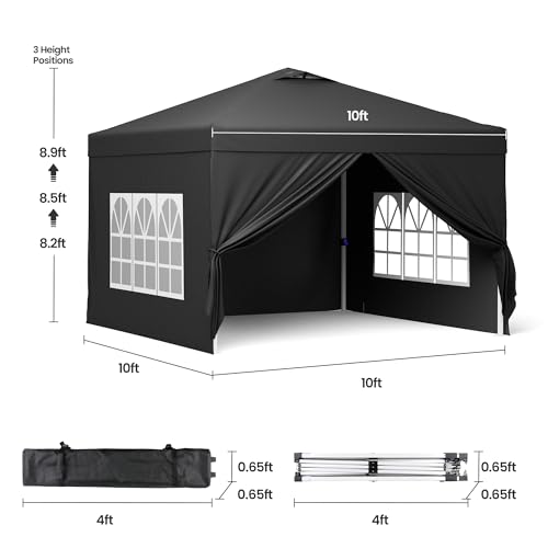 Bealife CT10 10x10 Pop-Up Canopy Tent Review: Portable Shelter with Removable Walls image 25
