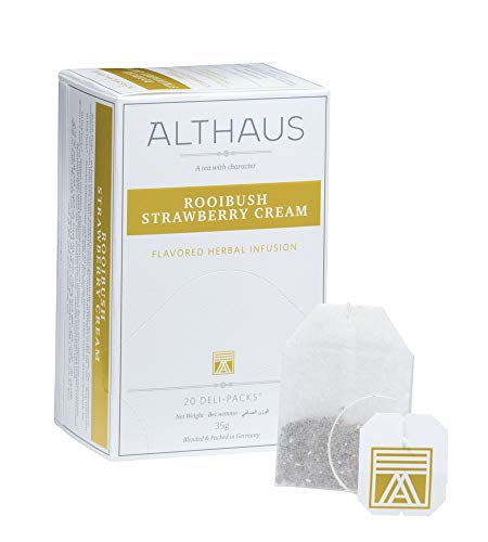 Althaus Tee ROOIBOS VANILLA 20 x 1,75g â
 BIO Rooibush / Rooibos / Rooibuschtee mit Vanillegeschmack im klassischen Teeaufgussbeutel â
 DELI PACK