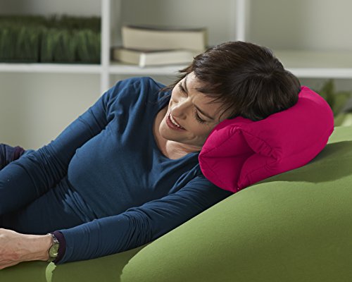 Yogibo ZippaRoll Multiple Purpose Roll up Pillow- Use as a Pillow, Seat Cushion or as Lumbar Back Support - Perfect for Neck, Back or Knees (Pink) - Thumbnail 2