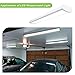 4FT LED Commercial Ceiling Wraparound Shop Light Fixture 40W 4000lm Low Profile Linear Flushmount Office Garage Home [2 lamp 32W Fluorescent Equivalent] 5000K Daylight ETL Listed 4 Pack