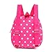Swesy Kids Toddler Baby Girls Backpack Plush Toy Backpack Snack Bag Travel Bag 1-3 Years Rose Red