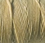 Waxed irish Linen-Natural. Sold per 10 yards of 4-ply