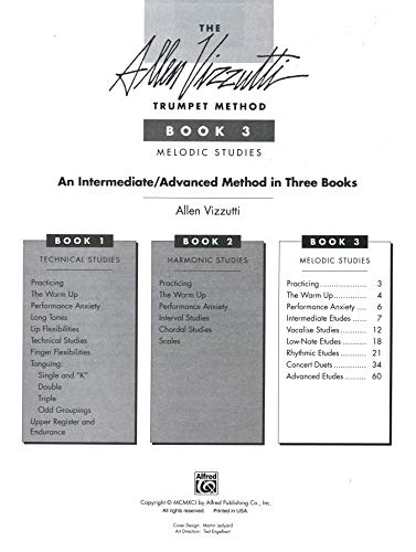 The Allen Vizzutti Trumpet Method - Book 3, Melodic Studies: An Intermediate / Advanced Method - Image 3