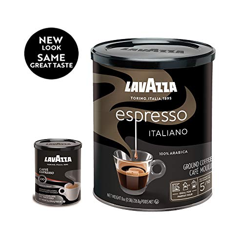 Lavazza Espresso Italiano Ground Coffee Blend, Medium Roast, 8Ounce