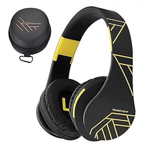 PowerLocus-Bluetooth-Over-Ear-Headphones-Wireless-Stereo-Foldable-Headphones-Wireless-and-Wired-Headsets-with-Built-in-Mic-Micro-SDTF-FM-for-iPhoneSamsungiPadPC-BlackYellow PowerLocus Bluetooth Over-Ear Headphones, Wireless Stereo Foldable Headphones Wireless and Wired Headsets with Built-in…