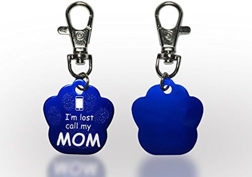 Dog Tags Personlized - Engraving not included - Anodised Aluminium - Blue - Jet Storm Pets - Pet Id Tags - 100% by Ningbo International