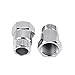 Universal O2 Oxygen Sensor Spacer Adapter Extender HHO O2 Bung Test Pipe With M18x1.5 Mild Steel (Pack of 2)