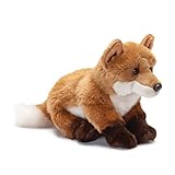 Nat and Jules Sitting Large Fox Soft Orange And White Children's Plush Stuffed Animal