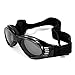 Vevins Dog Goggles Sunglasses for Middle & Large Dog, UV Protective Foldable Pet Sunglasses Adjustable Waterproof Eyewear(Black)