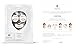 Premium Quality 5-Pack Happy Skin Rejuvenating Facial Sheet Mask - All Natural Mask For All Skin Types - Rejuvenating Sheet With Green Tea, Collagen, Aloe Vera, Charcoal & Rose - Cruelty Free