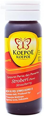 Koepoe-koepoe Aroma Pasta Strawberry (Stroberi), 30ml