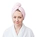 Wrap & Twist Microfiber Super Absorbent Bath Hair Towel by Fine Touch (R)