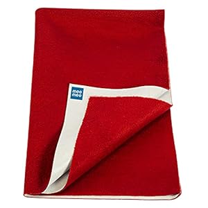 Mee Mee Reusable Water Proof Cotton Bed Protector Sheet /Extra Absorbent Mat/Dry Sheets/Urine Sheet/Dry Mat(Medium…