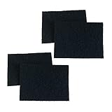 Think Crucial 4 Replacements for Joseph Joseph Charcoal Odor Filters Fit Totem Intelligent Wastebaskets & Trash/Garbage Cans, Fits 13 & 16 Gallon, Compatible With Part # 30005