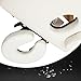 Uenjoy Folding Massage Table 84'' Professional Massage Bed 3 Fold With Additional Accessories,White