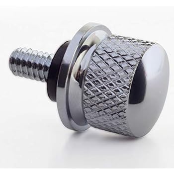 OxGord Stainless Seat Bolt for Harley Davidson - Chrome Billet Aluminum Hard Anodized Screw