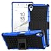Sony Xperia Z5 Premium Case - MoKo Heavy Duty Rugged Dual Layer Armor with Kickstand Protective Cover for Sony Xperia Z5 Premium 5.5 Inch Smartphone 2015 Edition, Blue