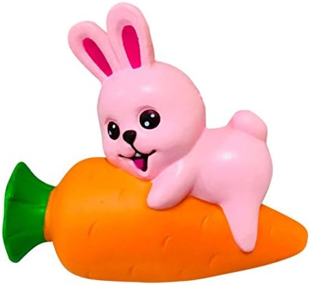 Jumbo Squishy Toy,Keliay Carrot Rabbit Slow Rising Cream Scented Decompression Toys (Pink)