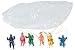 Fun Express - Mini Vinyl Paratroopers (6dz) - Toys - Character Toys - Wind Ups & Paratroopers - Valentine's Day Party Favors - 72 Pieces