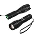 GOMEET CREE XLM-T6 Zoomable Bright LED Flashlight, 1600LM Torch Adjustable Focus Zoom Light Lamp (2 in pack)