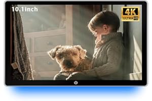 NOAUKA10.1 Inch 4K Android 13 Car TV Headrest Monitor for Cars Back seat,Support Phone Wireless Mirror Link Touch Screen,HDMI Input,USB/SD Card Tablet Portable Multi-Media Video Player,WiFi2+32G 2PCS