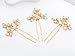 Venusvi Bridal Wedding Hair Pins for Women and Girls -Party and Evening Hair Pins 3 pieces