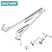 Neewer Pro Desktop Microphone Suspension Boom Scissor Arm Stand with Table Mounting Clamp, Load Capacity up to 2.2 pounds/1 kilogram, Fits for Samson Blue Yeti Blue Snowball SM7 AT2020 (White)