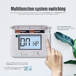 Aowel 2 Heat/ 1 Cool Non-Programmable Thermostat