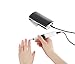 Miss Sweet Portable Nail Drill Machine Rechargeable Electric Nail File for Acrylic (Pure Black)