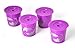 FANOR Reusable K cup Coffee Filter Compatible With Keurig 2.0 and 1.0 Brewers,Pack of 4