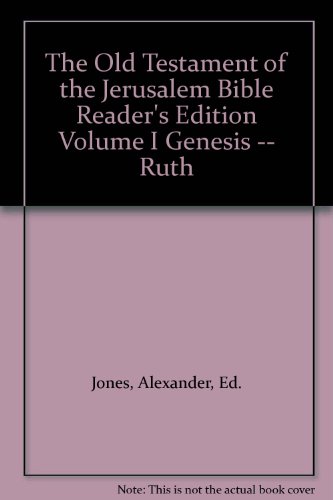 The Old Testament of the Jerusalem Bible Reader... 038506697X Book Cover