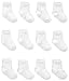Simple Joys by Carter's Baby 12-Pack Socks, White, 6-12 Months
